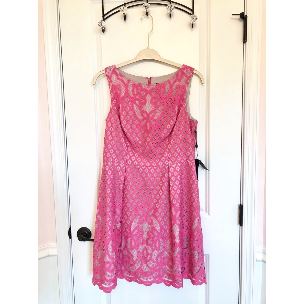 Adrianna Papell Women's Giselle Lace Fit and Flare